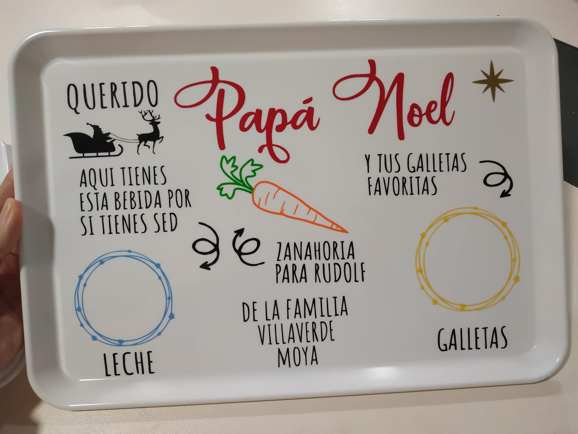 3. Bandeja Papá Noel