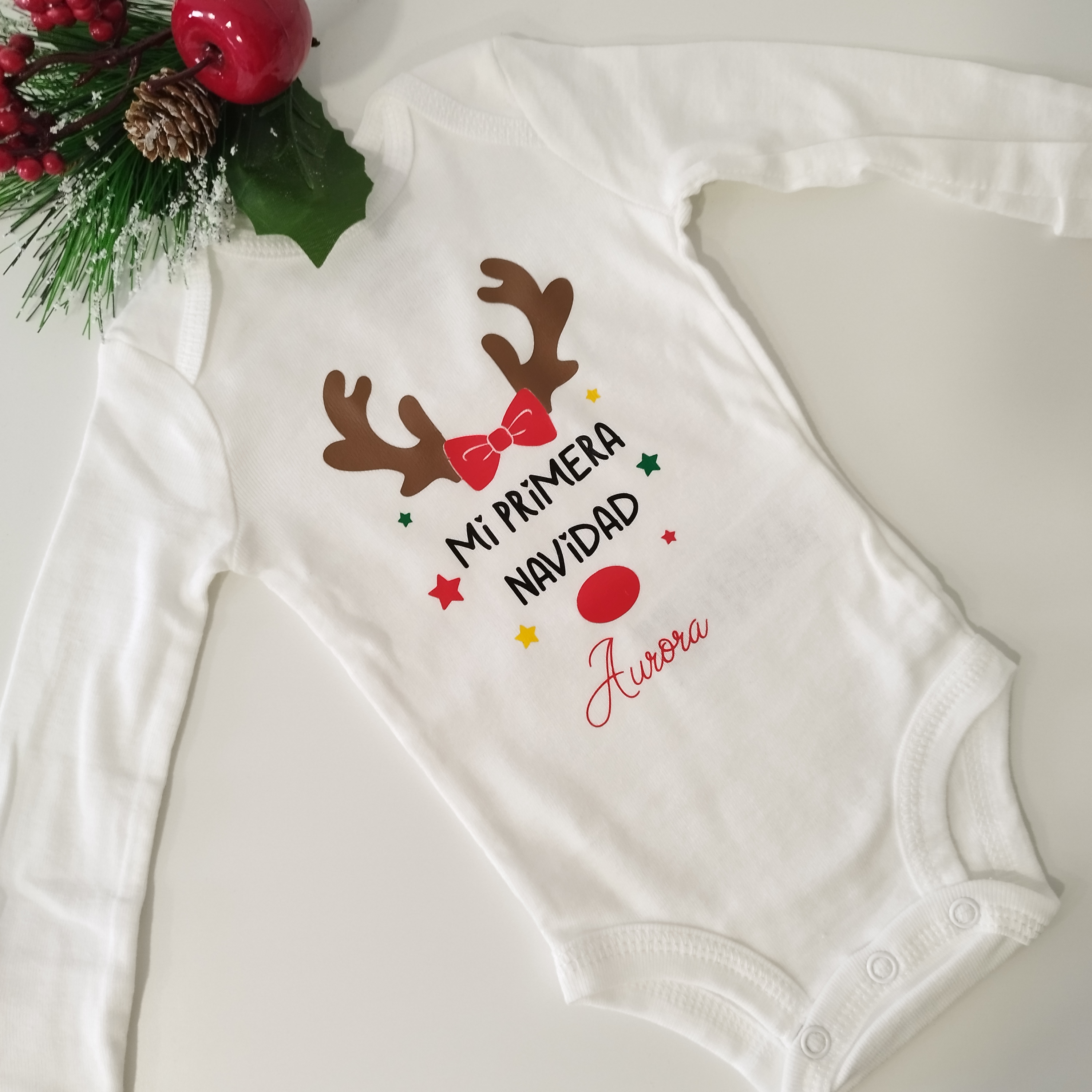 30. Body Mi primera Navidad reno